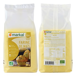 Markal Farine de maïs bio 500g - 1127